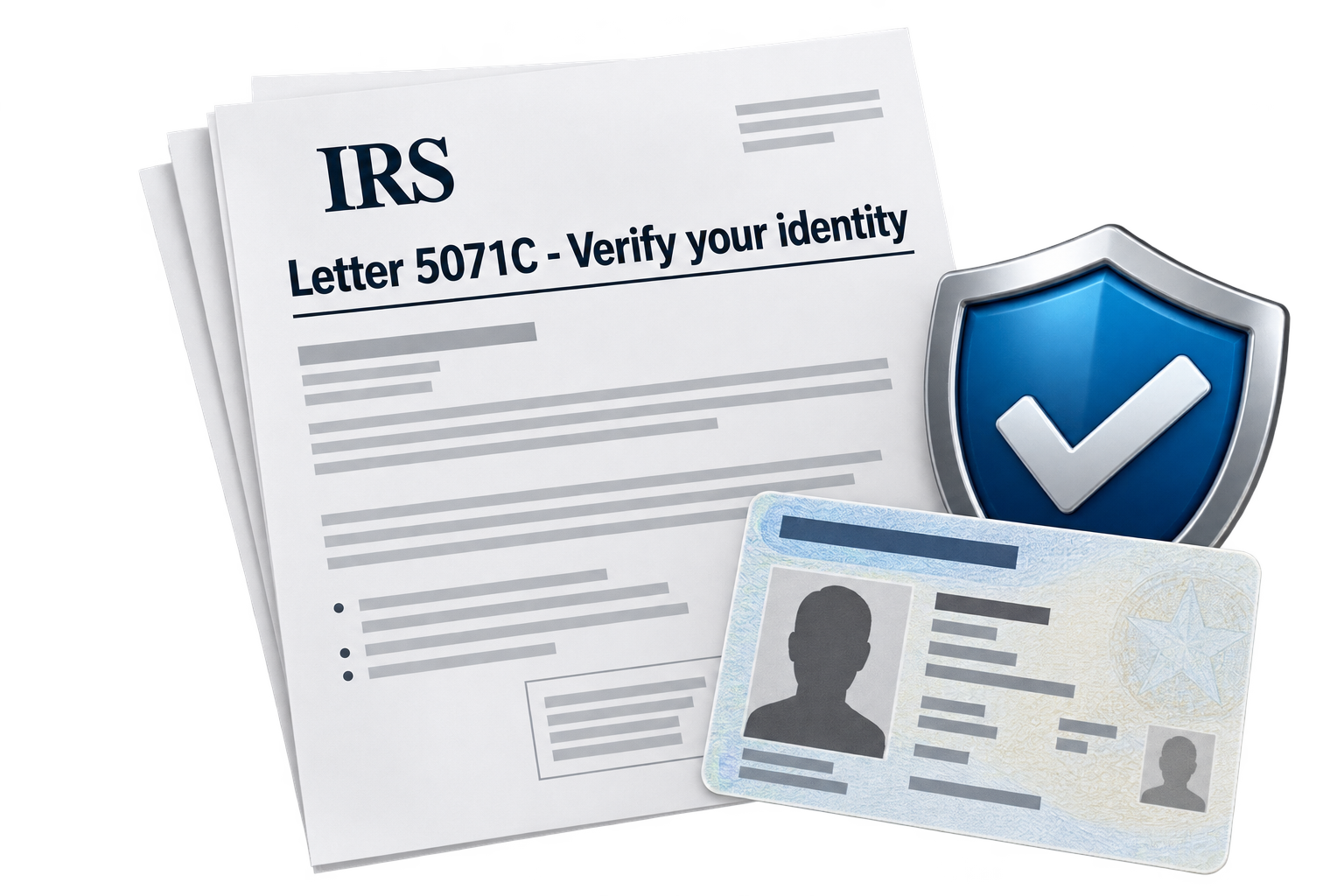 IRS Letter 5071C 신원 확인 요청